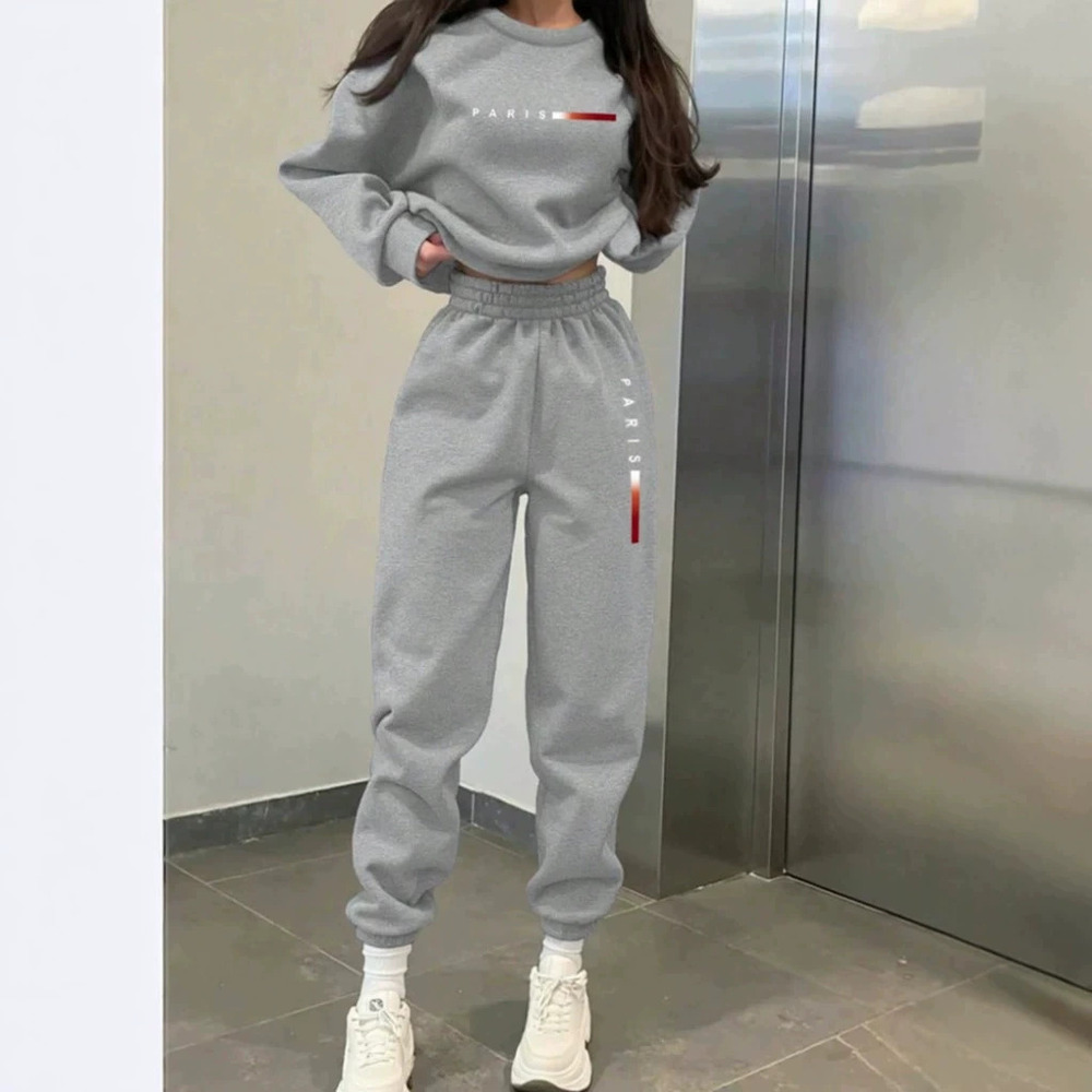 Zara Casual Sporty Hoodie Long Sleeve Long Pants Set
